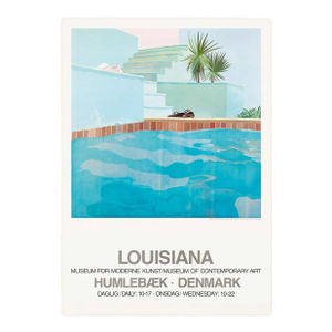 David Hockney Pool and Steps Poster