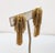 Napier Vintage 1971 Signed Napier Goldtone Fringe Clip Earrings-2 Pieces For Sale - Image 4 of 9
