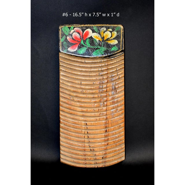 Antique Hand Painted Washboard For Sale - Image 10 of 12