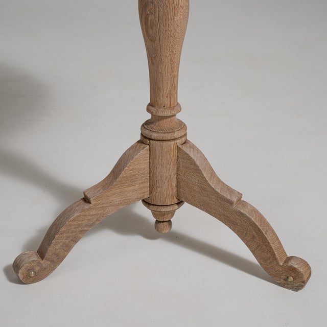 Foldable Oak Side Table France Early 1900s For Sale In Greensboro - Image 6 of 13