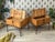 Vintage Rustic Mexican Pine Wood and Wrought Iron and Brass Storage Trunk Chest Side Tables - A Pair For Sale - Image 9 of 15