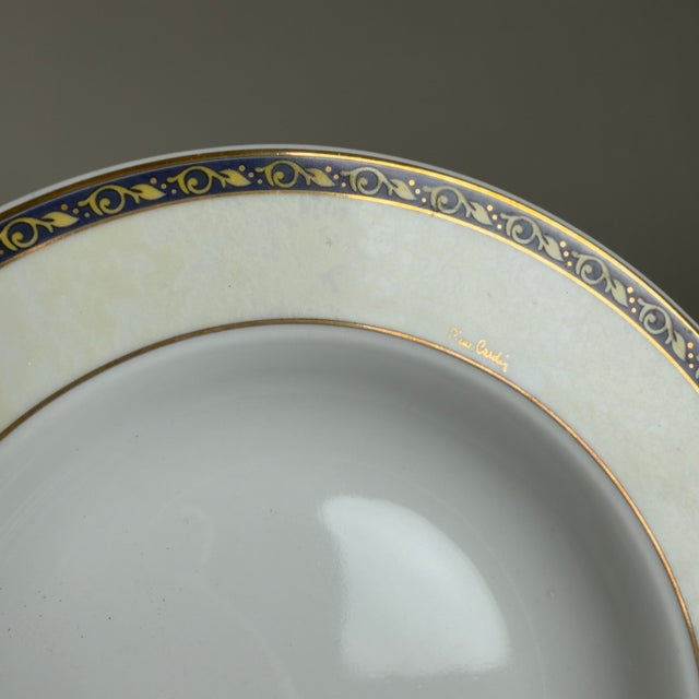 Vintage Porcelain Dinnerware Set from Pierre Cardin, 1990s, Set of 41 For Sale - Image 10 of 13
