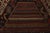 Red Hand-Knotted Antique Persian Qashqai Rug in Red, Beige-Brown Medallion Pattern For Sale - Image 8 of 9