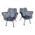 Mid 20th Century Russell Woodard Sculptura Petite Arm Chairs for Garden- A Pair, Attributed For Sale