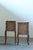 1960s Vintage Danish Oak Nightstands with Hand-Carved Drawer Fronts, 1970s, Set of 2 For Sale - Image 5 of 18