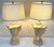 Boho Chic Vintage Ceramic Conch Shell Table Lamps C1986- A Pair For Sale - Image 3 of 18