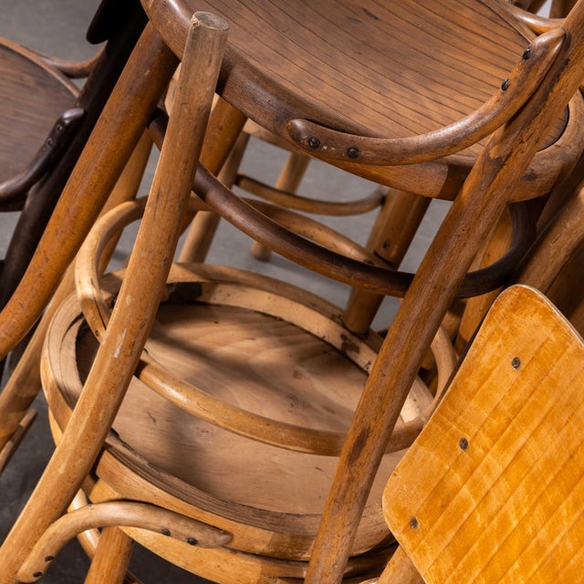Bentwood Debrecen Panel Back Dining Chair, 1940s For Sale - Image 16 of 18