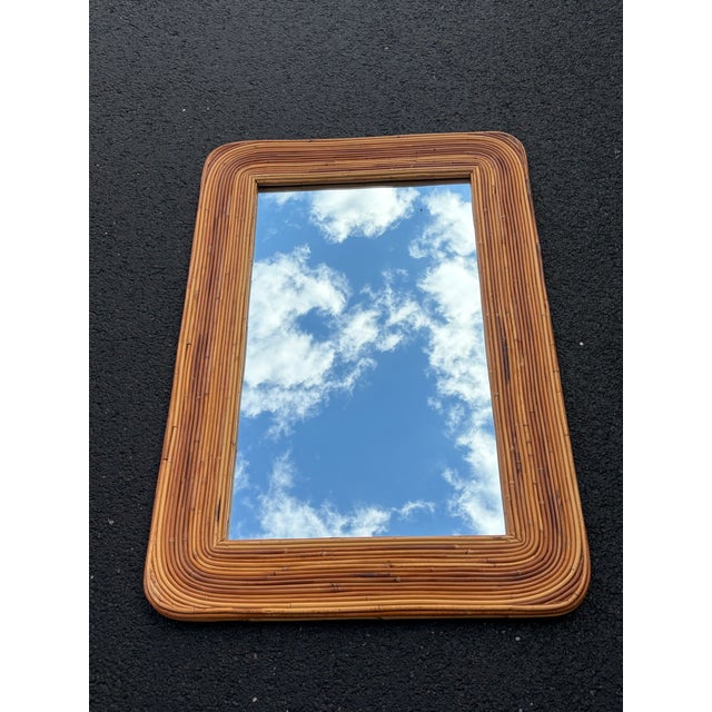 Vintage Gabriella Crespi Pencil Reed Rattan Tall Dresser For Sale - Image 10 of 10