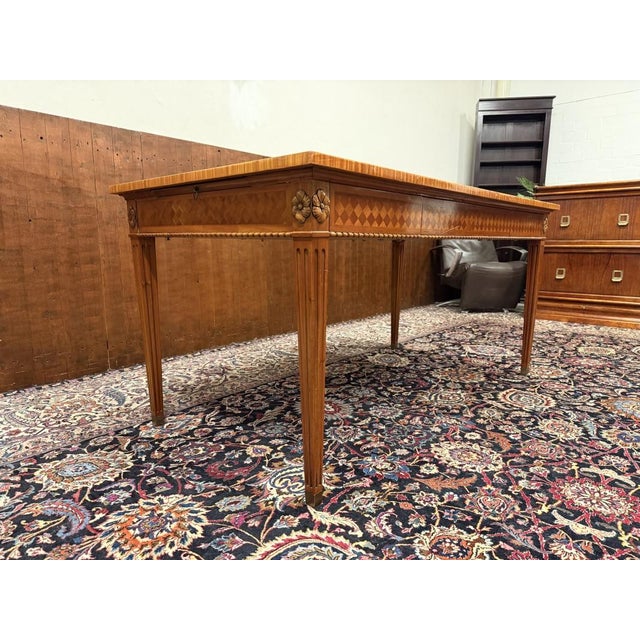 English Writing Desk in Wood For Sale - Image 5 of 18
