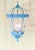Vintage Style Solid Brass Verdigris Hanging Lantern - Restored & Rewired / 23”h For Sale In Miami - Image 6 of 18