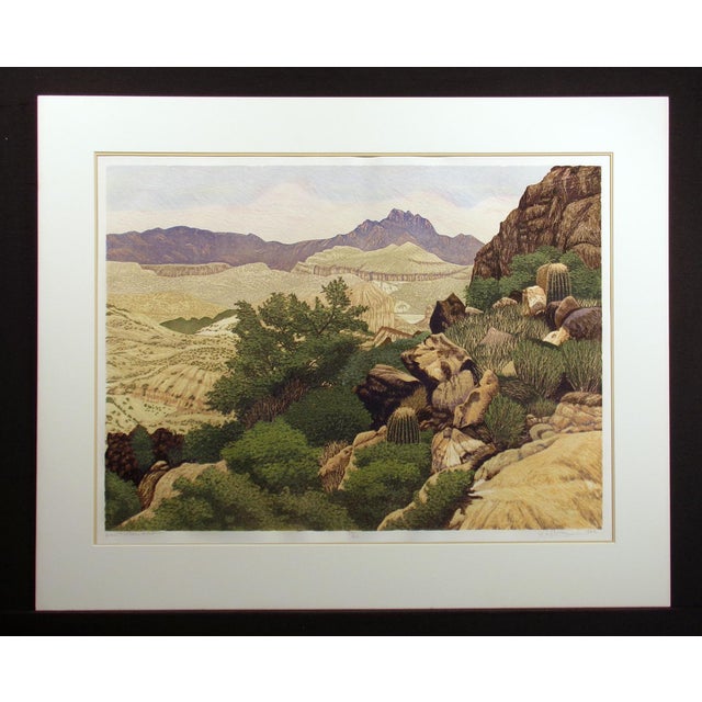 "Near Tortilla Flat" by Gordon Mortensen Hand signed, titled, dated & numbered by the artist in pencil Limited Edition...