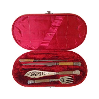 Harrison Bros. & Howson English Carving/Fish Set For Sale
