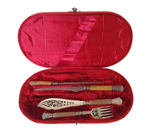 Harrison Bros. & Howson English Carving/Fish Set
