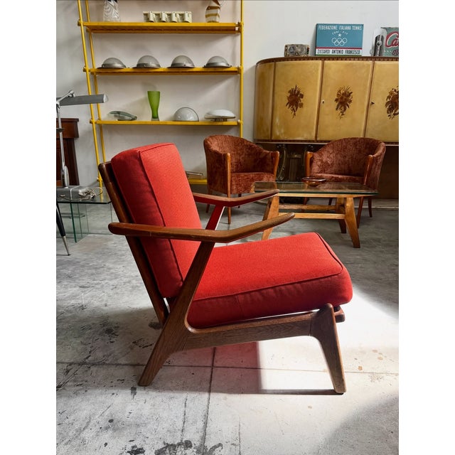 1960s Poltrona Lounge Chair by H. Brockmann Petersen for Komfort, 1960s For Sale - Image 5 of 7