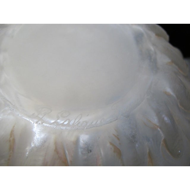 Rene Lalique France Marisa Fish Smoky Sepia Tone Art Deco Glass 9 1/2" Vase For Sale - Image 15 of 17