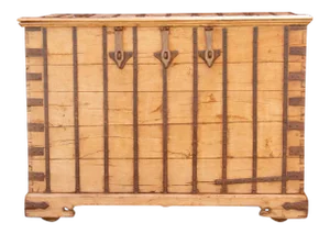 19th Century Rajasthani Grain Trunk