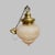 Brass and Blown Glass Pendant Light, 1980s For Sale - Image 10 of 10
