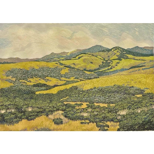"Near San Simeon" by Gordon Mortensen Hand signed, titled, dated and numbered by the artist in pencil Limited Edition...