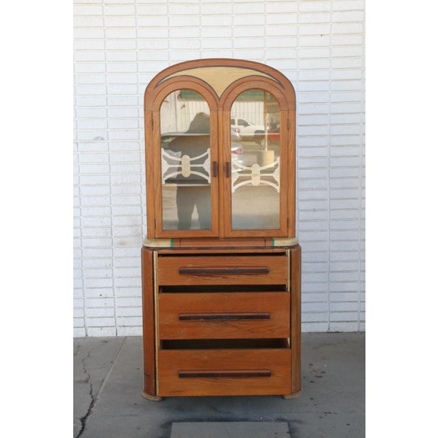 Early 20th Century Early 20th Century Sellers Art Deco Kitchen Cabinet For Sale - Image 5 of 6