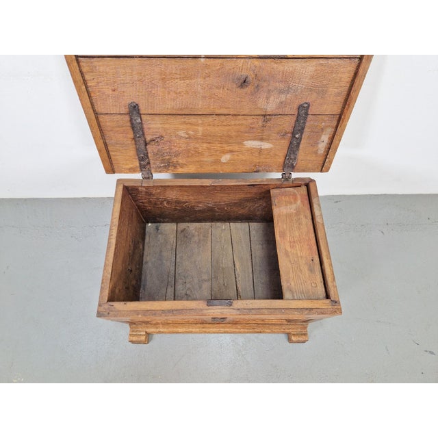 Brutalist Trunk in Oak, 1800 For Sale - Image 14 of 18