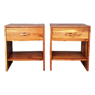 1980s Solid Wood Night Stands For Sale