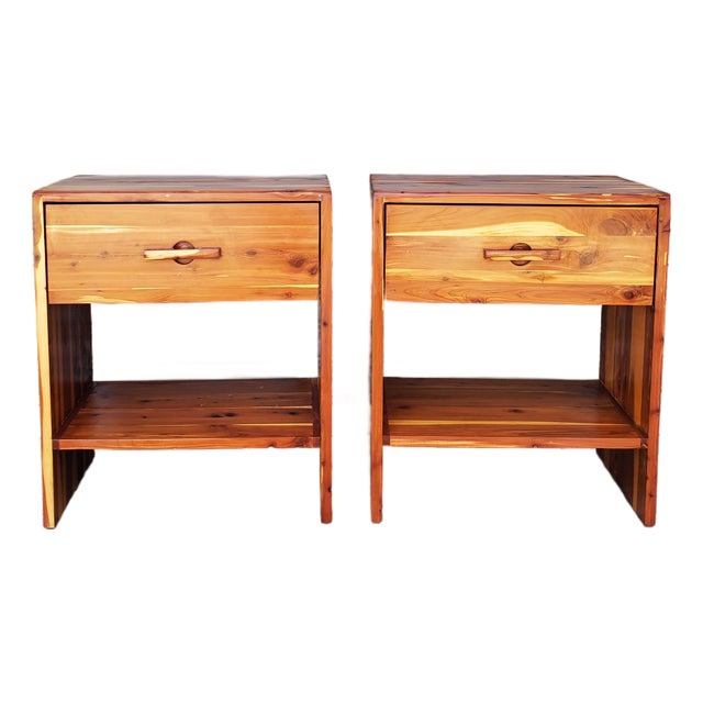 1980s Solid Wood Night Stands For Sale