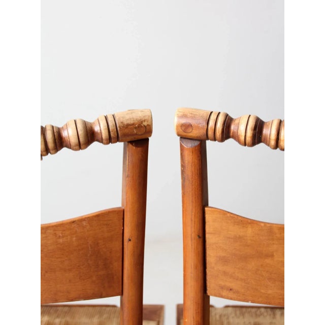Vintage Tell City Chair Company Dining Chairs Set of 4 For Sale - Image 4 of 12
