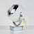 White Mid-Century White Wall Lamp Eyeball, Italy, 1960s For Sale - Image 8 of 14