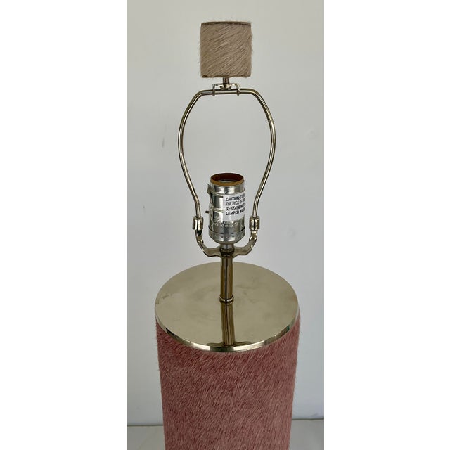 Arteriors Home Arteriors Modern Violet Hide Kelli Table Lamp For Sale - Image 4 of 6
