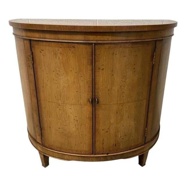Mid 20th Century Demi-Lune Cabinet For Sale