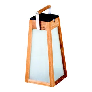 Roam Outdoor Lantern 300L in Teak For Sale