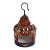 Chinese Vintage Handmade Red CeramicBirdcage Shape Display Figure For Sale