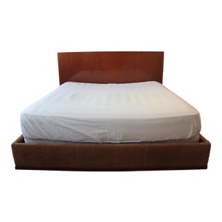 Ralph Lauren Rosewood Walnut Finish Bedframe For Sale