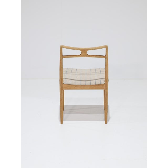 Mid-Century Modern Dining Chairs Model 94 in Oak by Johannes Andersen for Christian Linneberg, Denmark, 1960s, Set of 6 For Sale - Image 3 of 16