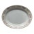 Beautiful Pink Purple Floral Chinese Painted Platter For Sale