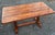 Beautiful solid cherry trestle dining table from iconic ABC Carpet & Home of New York City. Thick plank style top...
