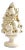 Mid-Century Italian Majolica White & Gold Topiary Centerpiece For Sale