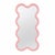Yellow Modern Yellow Designer Mirror With Sculptural Wavy Frame – Hvyli 8 For Sale - Image 8 of 15