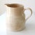Late 20th century English ironstone pitcher. We love it's pretty time-worn Carmel color glaze, giving it much character...
