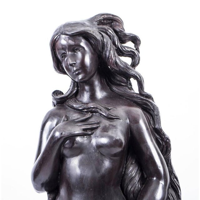 After Botticelli, Venus, Bronze For Sale - Image 6 of 10
