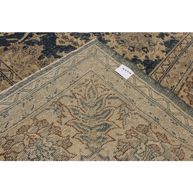 Mid 20th Century Vintage Turkish Sivas Rug, 09'10 X 13'11 For Sale - Image 5 of 8