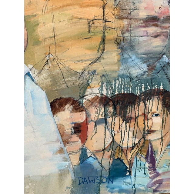 Large-Scale Figurative Oil Painting — American Artist John Allan Dawson (B. 1946) For Sale - Image 9 of 12