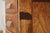 Brown Early 20th century Industrial Style Wood Double Sided Desk For Sale - Image 8 of 11