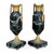 19th Century French Neoclassical Marble Ormolu Cassolettes Urns, Pair For Sale - Image 10 of 12