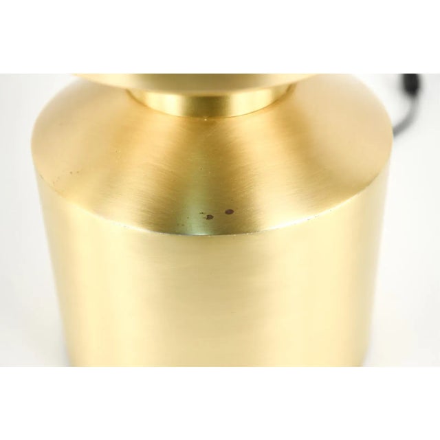Martin Huxford Brutalist Table Lamps in Satin Brass Finish - a Pair For Sale - Image 4 of 12