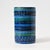 Vintage ceramic vase from Bitossi. Decorated with Rimini Blu (Rimini Blue) pattern designed by Aldo Londi. Made in...
