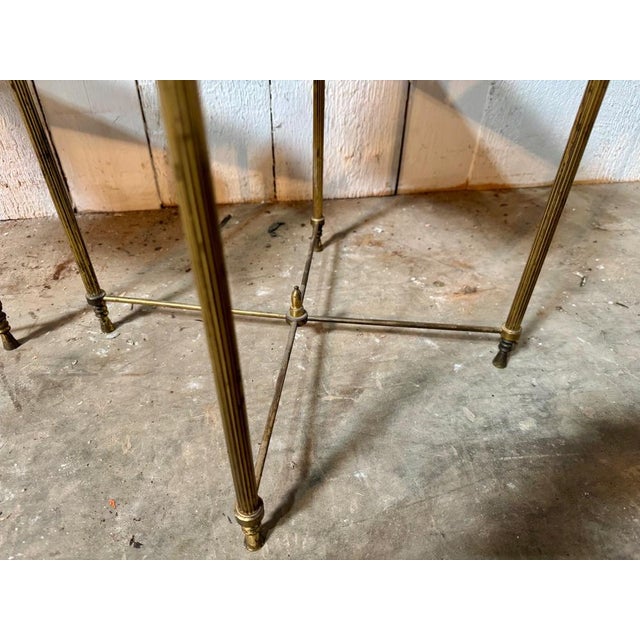Gold Mid-Century Brass Lamp Tables, 1965, Set of 2 For Sale - Image 8 of 18