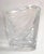 1970s Art Deco Style Fluted Fan Shaped Heavy Crystal Vase French Art Vannes Style For Sale - Image 10 of 12