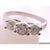 Metal 18 Karat White Gold Ring With Three Round Diamonds Totaling 1 Carat For Sale - Image 7 of 12