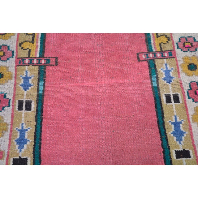 Turkish Vintage Turkish Anatolian Hand Knotted Wool Rug, 2'2''x3'7'' For Sale - Image 3 of 5